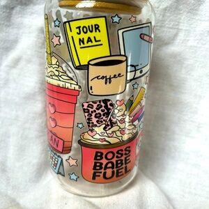 Boss Babe Fuel Tumbler with Fun Graphics